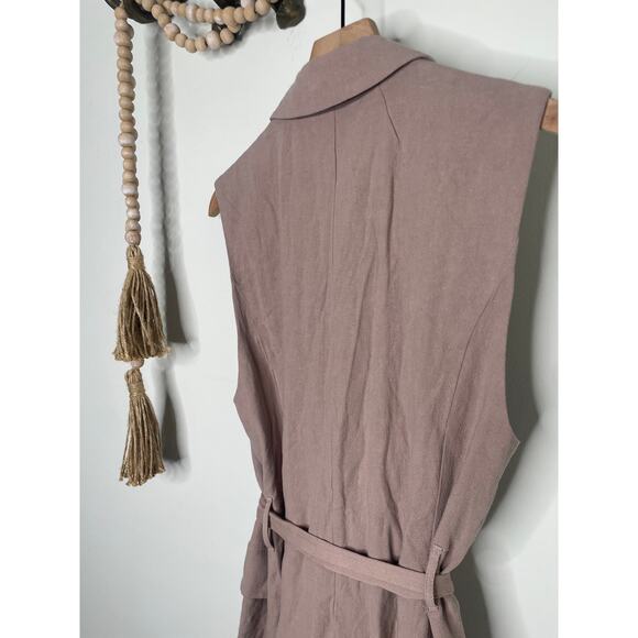 NWT Free People Olivia Vest Womens Small Tan Beige - Picture 9 of 12